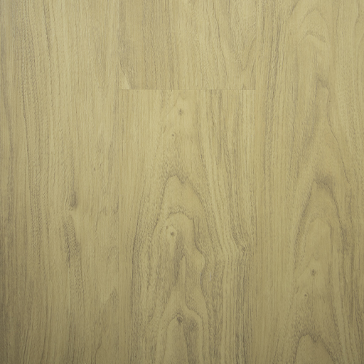Piso Vinílico SPC Almendro — Madera clara en tono trigo, luminosa y neutra